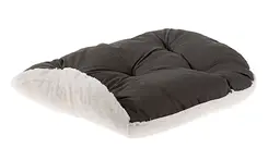 Подушка для собак і котів Ferplast Relax F 89/10 зі штучним хутром сіра 85×55 см 82089097 - мініатюра 2