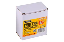 Вимірювальна рулетка MasterTool 5 м x 19 мм автостоп - мініатюра 2
