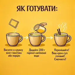 Набір натуральних крем-супів у саше Street Soup MIX SET 4 смаки, 28 шт. × 40 г - мініатюра 3