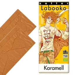 Шоколад молочний Zotter Labooko Caramel органічний 70 г (2 шт. по 35 г) - мініатюра 3