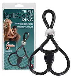 Кільця для мошонки та пеніса Triple Ball and Cock Ring Orion 42-05226000000 100208