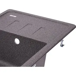 Кухонна мийка Lidz 620x435/200 GRF-13 графіт (LIDZGRF13620435200) - мініатюра 3