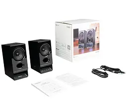 Комп'ютерні колонки 2.0 Edifier R-20-BT 5W USB-C, AUX, Bluetooth Black - мініатюра 5