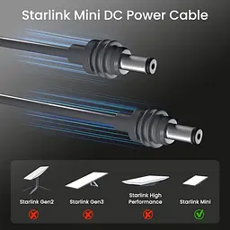 Кабель живлення для Starlink Mini провід з'єднувальний DC на DC 20м (19225) - мініатюра 4