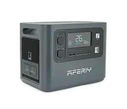 Портативна станція AFERIY AF-P280, LiFePO4, що розширюється від 2048Втч(max2800)Вт,MPPT 11.5-50В-20А(2*600Вт),out220v. LED. 2-USB,4xType-C PD20/100Вт,DC+прикурювач 12В/10А,398*280*315/398*280*220 мм22kg+19kg