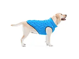Курточка для тварин Collar AiryVest UNI двостороння XS 28 блакитно- чорна (2517) - мініатюра 7
