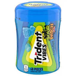 Жуйки Trident Vibes Sour Patch Blue Raspberry 40pc