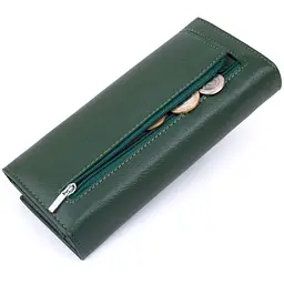 Гаманець на магнітах із клапаном жіночий ST Leather 19240 зелений - мініатюра 10