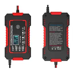 Інтелектуальний зарядний пристрій EAFC 12V 6A для авто і мото акумуляторів - мініатюра 2