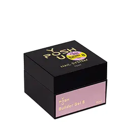 Гель для нарощування ногтей однофазний YouPosh ТМ UV Gel/LED 15мл №08 Nude Натуральний