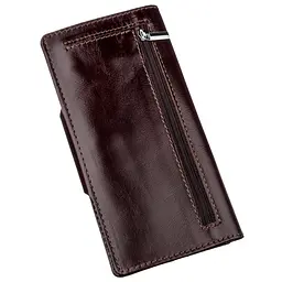 Чоловічий шкіряний гаманець SHVIGEL 18х8,5х1 см acs0016050 - мініатюра 2