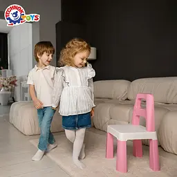 Дитячий стілець "Kids Chair" ТехноК 0167TXK рожевий, до 75 кг - мініатюра 5