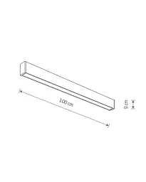 Вуличний світильник Nowodvorski 11361 Outline M Led 1x35W 3000K 1800Lm IP44 Чорний - мініатюра 7