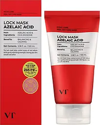 Нічна маска-плівка з азелаїновою кислотою 100 мл VT Cosmetics Az Care Lock Mask - мініатюра 2