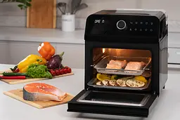 Мультипіч Ardesto 2250Вт -15л сенсорне керування 40-220°C метал/пластик біло-чорний - мініатюра 6