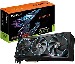 Відеокарта GIGABYTE AORUS GeForce RTX 5070 Ti Master 16G (GV-N507TAORUS M-16GD)