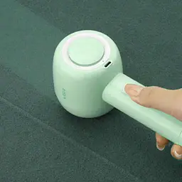 Акумуляторна машинка для видалення катишків із 3 ножами 20 мм Lint Remover VGR V-813 прилад для зняття ковтунців з одягу з резервуаром 5500 об/хв Зелений - мініатюра 13