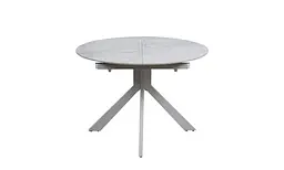 Стіл обідній Prestol Асті розкладний 110/150x110x76 см білий - мініатюра 2
