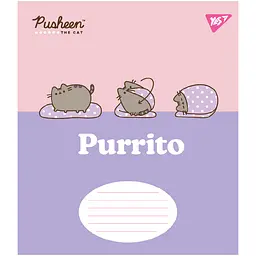 Набір зошитів Yes Pusheen The Cat А5 18 аркушів у клітинку 25 шт. (767615) - мініатюра 4