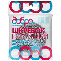 Скребок спірально-металевий Добра господарочка, 1 шт. (4820086520324)