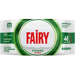 Вологі серветки для прибирання Fairy Power Wibes 100 шт.