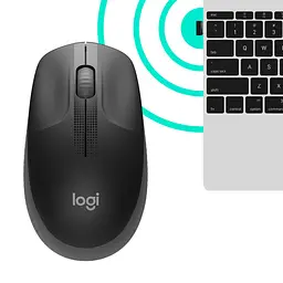 Миша бездротова Logitech M190 Wireless Charcoal (910-005905) - мініатюра 4