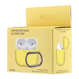 Чохол Silicone Case 1,2mm для AirPods Pro жовтий - мініатюра 2