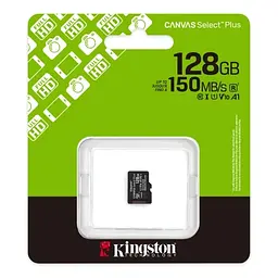 Карта пам'яті microSDXC 128Gb Canvas Select Plus Kingston teh0020724 - мініатюра 3