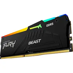 Модуль пам'яті для комп'ютера DDR5 32GB 6000 MHz Beast RGB EXPO Kingston Fury (ex.HyperX) (KF560C30BBEA-32) - мініатюра 4