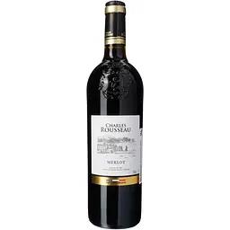 Вино Chateau Rousseau Merlot червоне сухе 14% 0.75 л