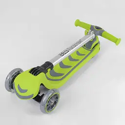 Самокат дитячий Best Scooter 61х16.5х27.5 см Салатовий 000231472 - мініатюра 5