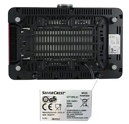 Тостер Silver Crest STS 850 A1 Red Німеччина - мініатюра 5