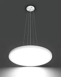 Підвісний світильник, люстра світлодіодна Italux PND-72843-480R-36W-WH Manito LED 1x36W 2800K/4000K/6000K 4300Lm IP40 білий - мініатюра 2