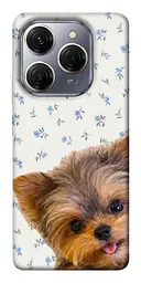 TPU чохол Demsky Cute Yorkie для TECNO Spark 20 Pro