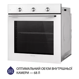 Духова шафа електрична Minola EO 684 WH - мініатюра 4