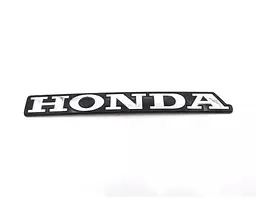 Емблема Honda (Хром + Чорний фон) 143х19 мм (на скотчі) 75711-ST3-E01 - мініатюра 2