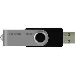 USB Flash накопичувач Goodram 16GB UTS3 Twister USB 3.0 black (UTS3-0160K0R11) - мініатюра 2