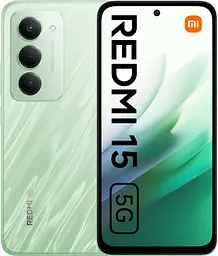Смартфон Xiaomi Redmi 15 5G 8/256GB Ripple Green Global no charger NFC
