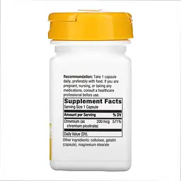 Піколінат хрому Nature's Way Chromium Picolinate 60 капсул - мініатюра 2