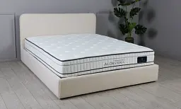 Ліжко 1,8 Ego Home Катрін молочне з підйомним механізмом - мініатюра 4