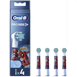 Насадка для зубної щітки Oral-B Stages Power Spider-Man EB10S (4) (8006540805237)