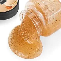 Скраб для тіла для пружності та гладкості шкіри LAVISH CARE BODY SCRUBS - SUGAR TOFFEE CRUSH з ароматом ірисок, 250 мл - мініатюра 3