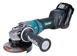 Шліфмашина кутова акумуляторна Makita GA050GT101 (125 мм, 11000 об/хв, BL, AFT, XGT) - мініатюра 2