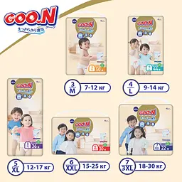 Підгузки-трусики Goo.N Premium Soft 5 (12-17 кг), 72 шт. (2 уп. х 36 шт.) - мініатюра 10