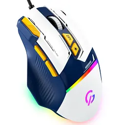 USB миша GamePro GM300BL Blue/White UA - мініатюра 3