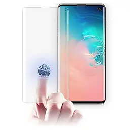 Захисне скло DK для Samsung Galaxy S10 G973 UV Curved 08560 clear - мініатюра 2