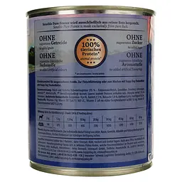 Вологий корм для собак Happy Dog Sens Pure Ente, з качкою, 800 г - мініатюра 4