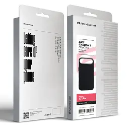 Чохол ArmorStandart LikeCarbon2 MagCase для Apple iPhone 17 Air Kevlar Black - мініатюра 8