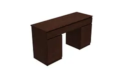 Стіл комп'ютерний Віто 2 Ferrum-decor 750x1400x500 ДСП Венге Магія 16 мм (FRD-104832) - мініатюра 2