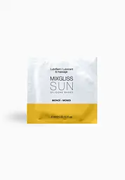 Пробник MixGliss Sun Monoi - лубриканту на силіконовій основі, 4 мл - мініатюра 2